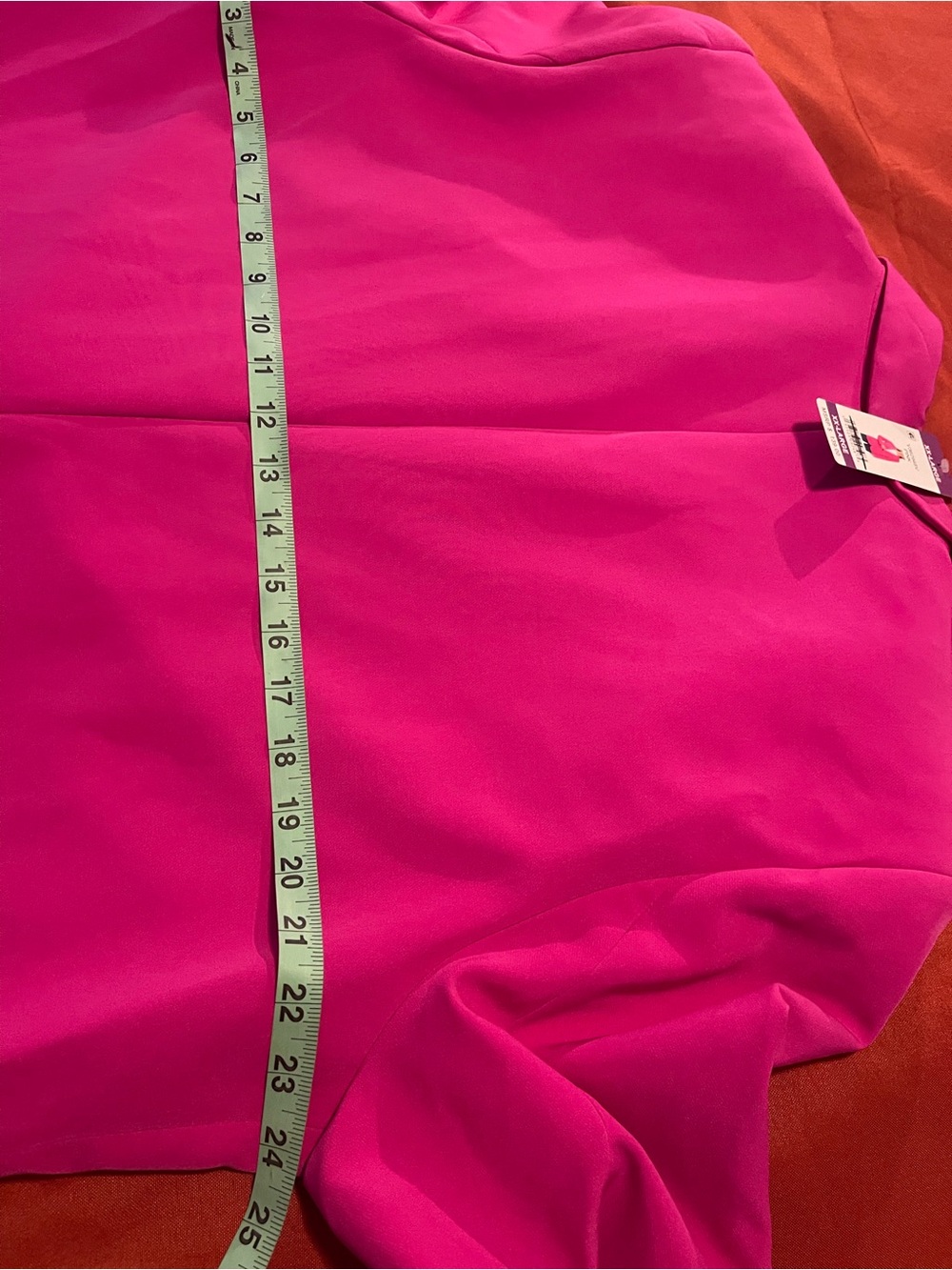 Vince Camuto Vibrant Hot Pink Single-Button Blazer - Picture 4 of 6